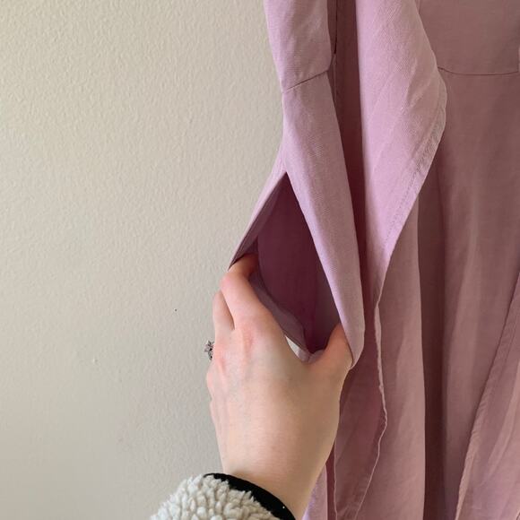 Lavender Greylin Jumpsuit Size Small Purple Linen - Picture 7 of 11